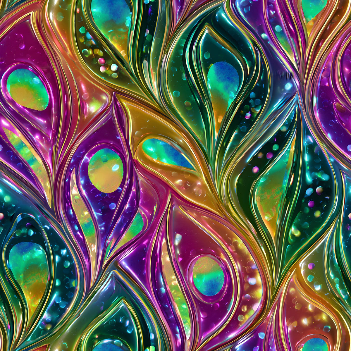 Galaxy Glaze Pattern 14 Fleece Fabric