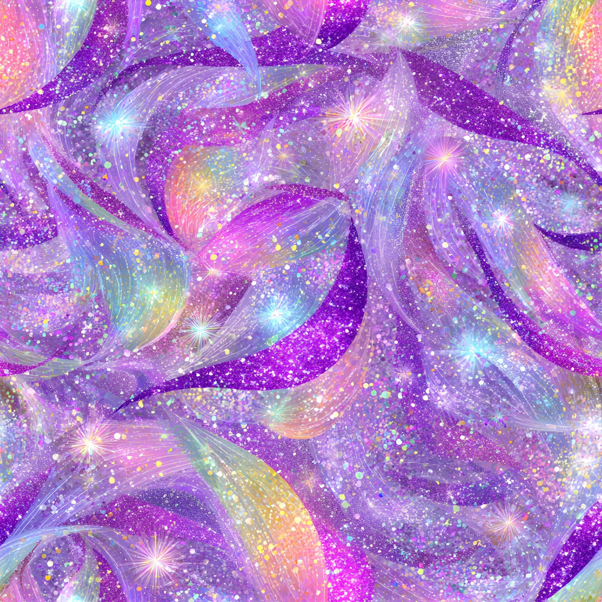 Galaxy Glaze Pattern 18 Fleece Fabric