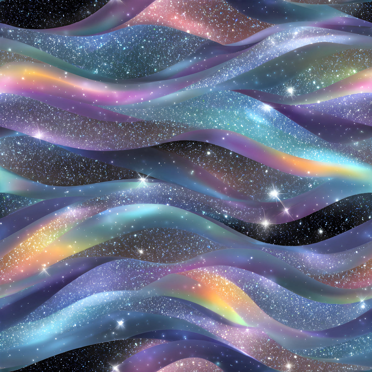 Galaxy Glaze Pattern 19 Fleece Fabric