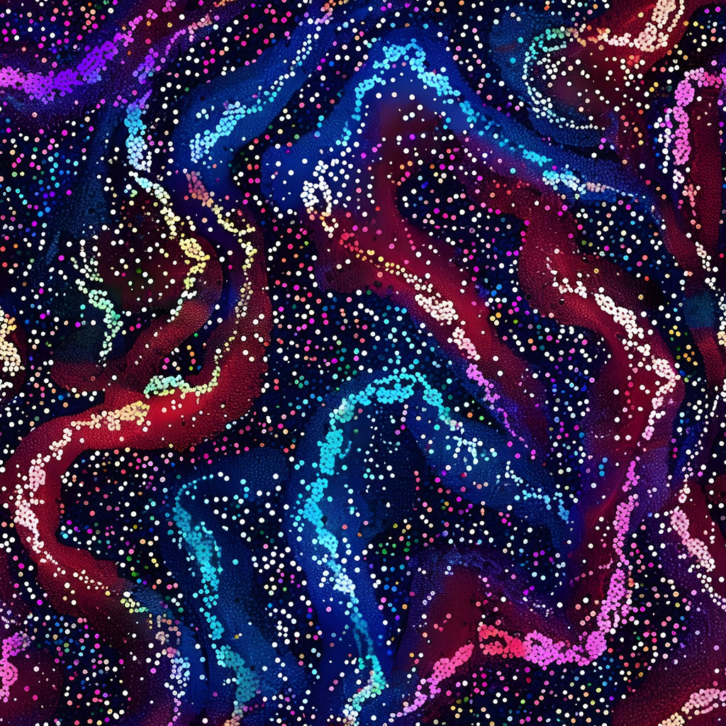 Galaxy Glaze Pattern 3 Fleece Fabric