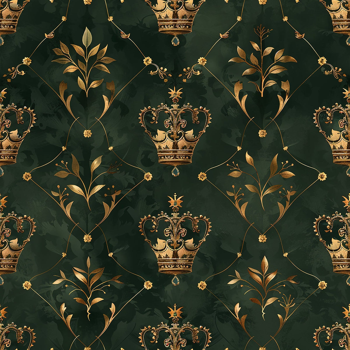 Gilded Regalia Pattern 4 Fleece Fabric