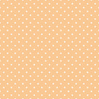 peach background, white polka dots, small circles, geometric pattern,, fabric panel, kawaii style, halloween theme, cute cats, orange tone, repeating dots, craft fabric, sewing material, autumn colors, playful design, japanese inspired, seasonal fabric, cotton material