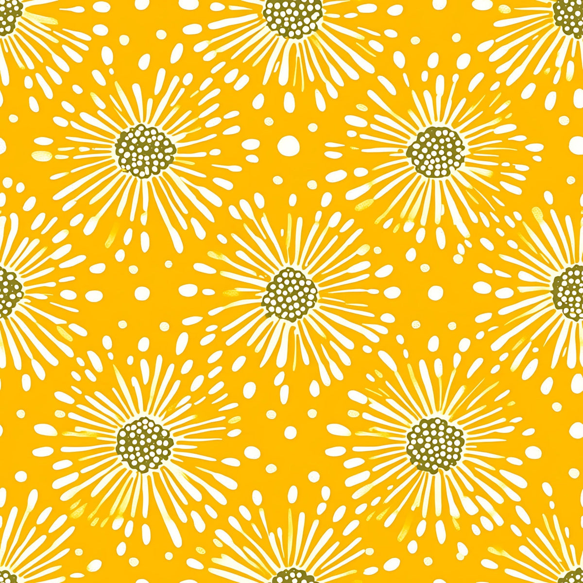 Dandelion Sparklers Pattern 1 Fleece Fabric