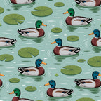 Drakes and Lilies Pattern 10 Fleece Fabric