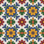 Fiesta Tiles Pattern 11 Fleece Fabric