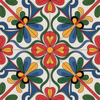 Fiesta Tiles Pattern 12 Fleece Fabric