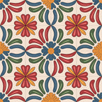 Fiesta Tiles Pattern 13 Fleece Fabric