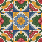 Fiesta Tiles Pattern 16 Fleece Fabric