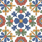 Fiesta Tiles Pattern 9 Fleece Fabric