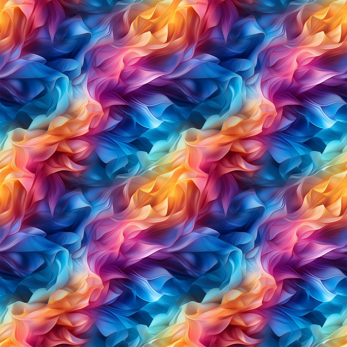 Liquid Prism Pattern 1 Fleece Fabric