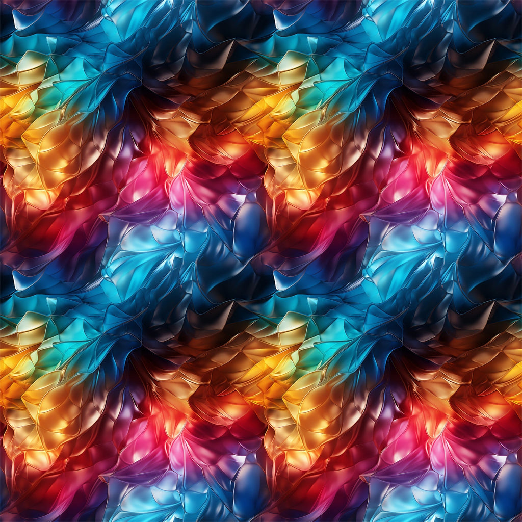 Liquid Prism Pattern 11 Fleece Fabric