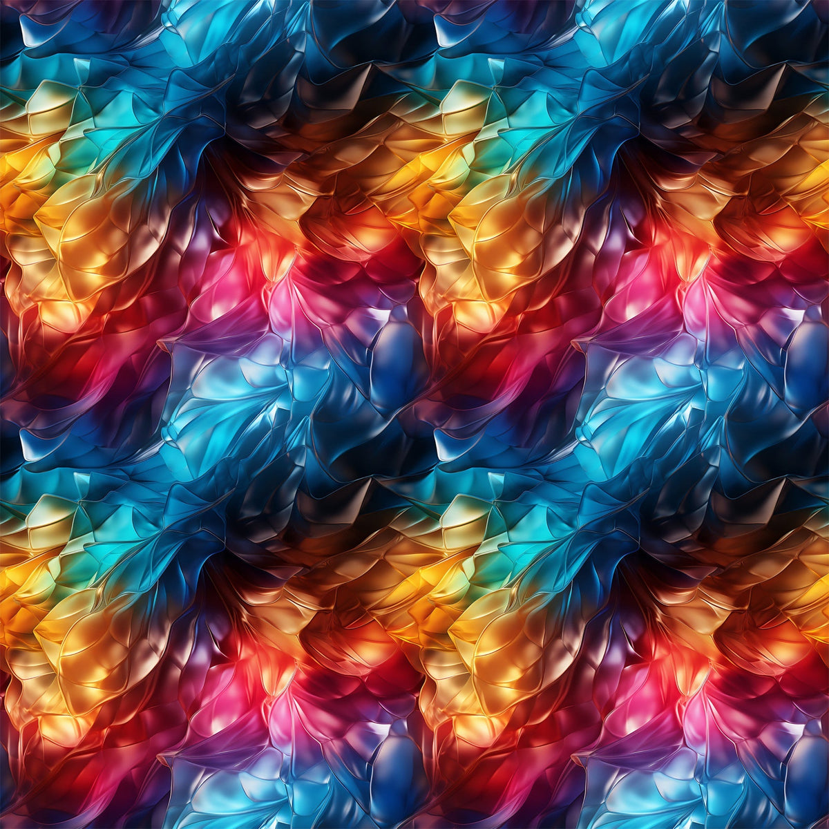Liquid Prism Pattern 11 Fleece Fabric