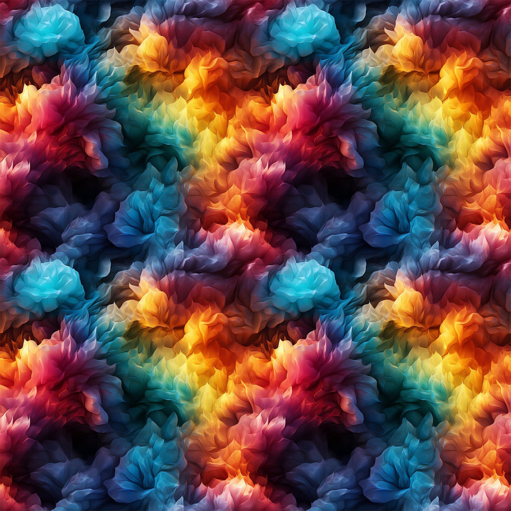 Liquid Prism Pattern 5 Fleece Fabric