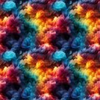 Liquid Prism Pattern 5 Fleece Fabric