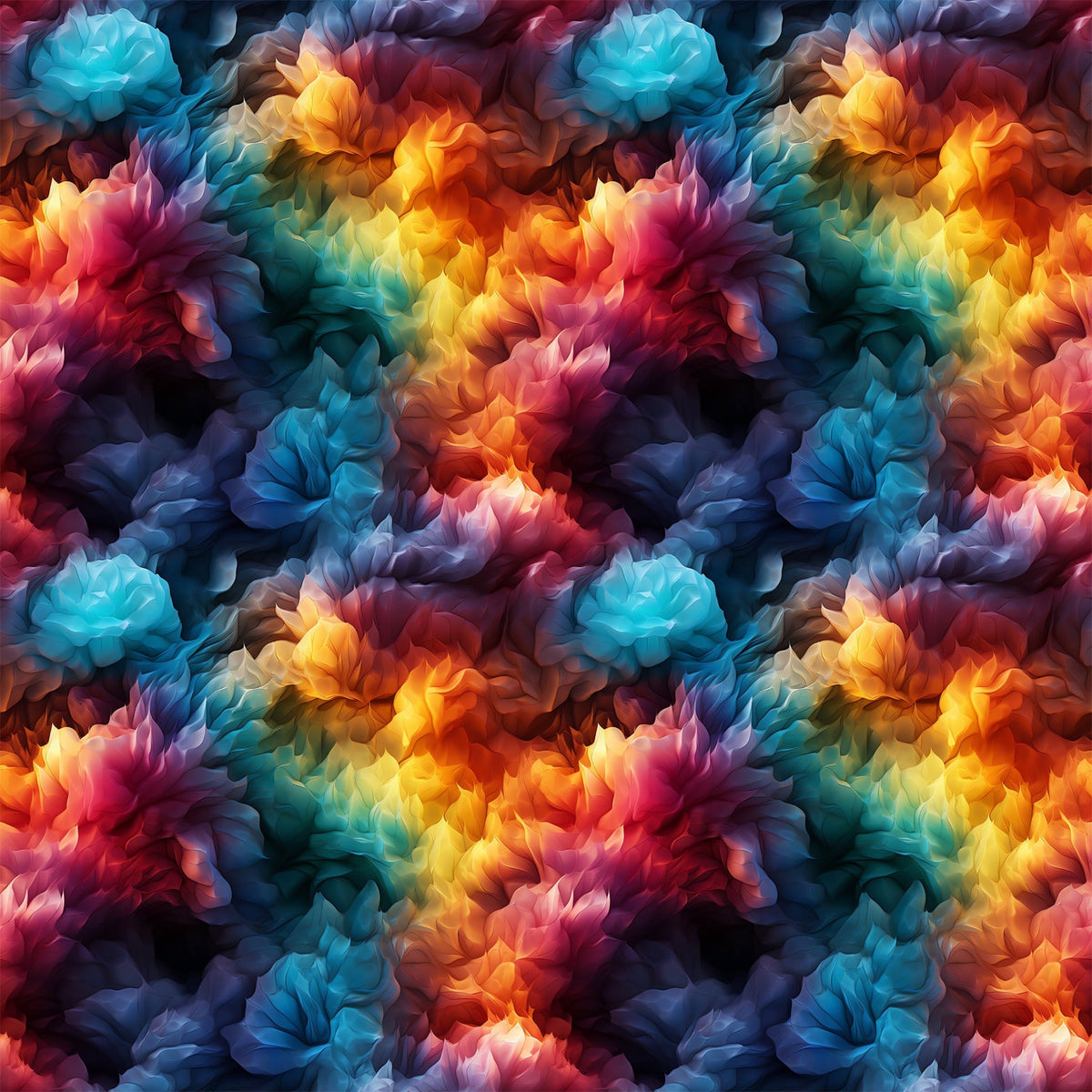 Liquid Prism Pattern 5 Fleece Fabric