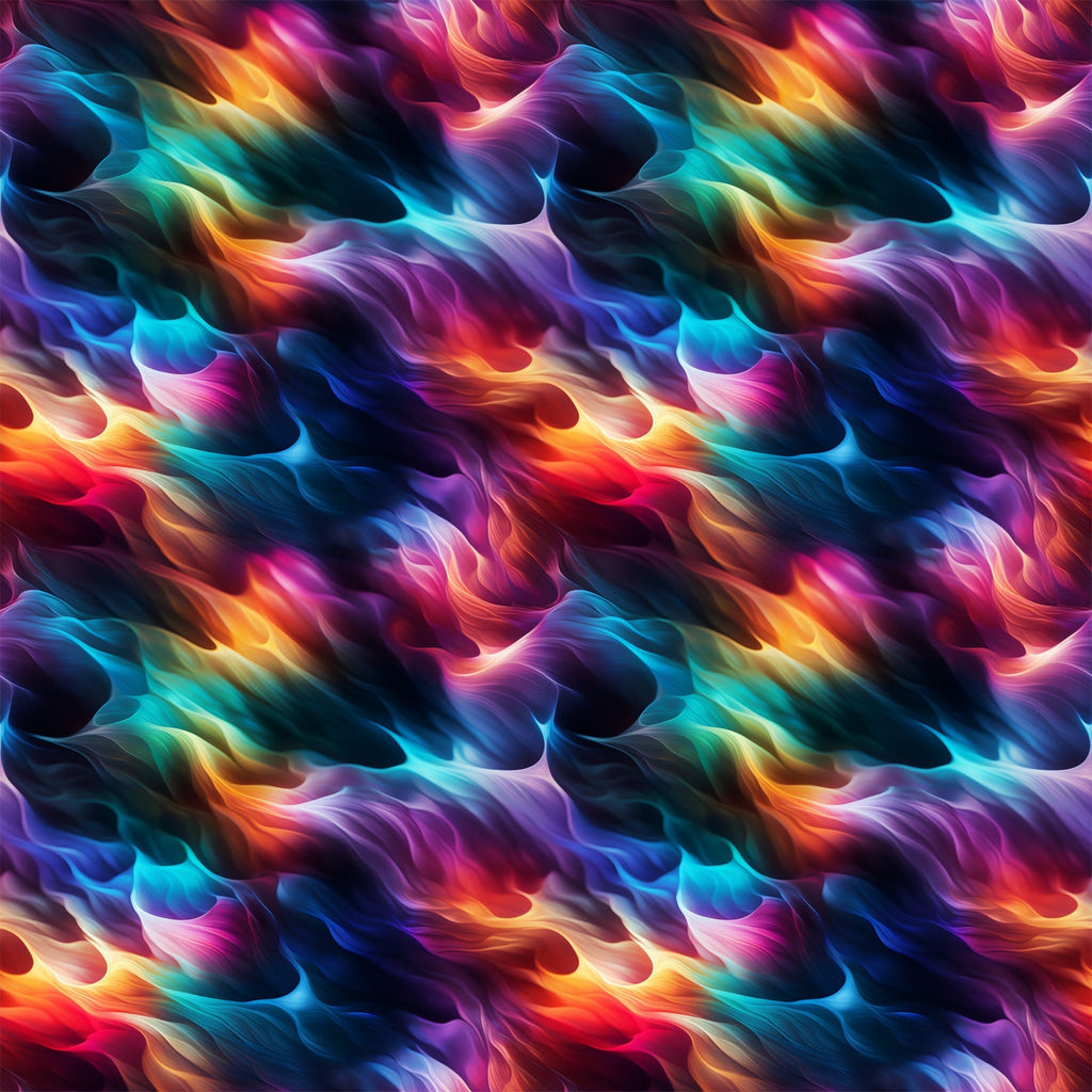 Liquid Prism Pattern 7 Fleece Fabric