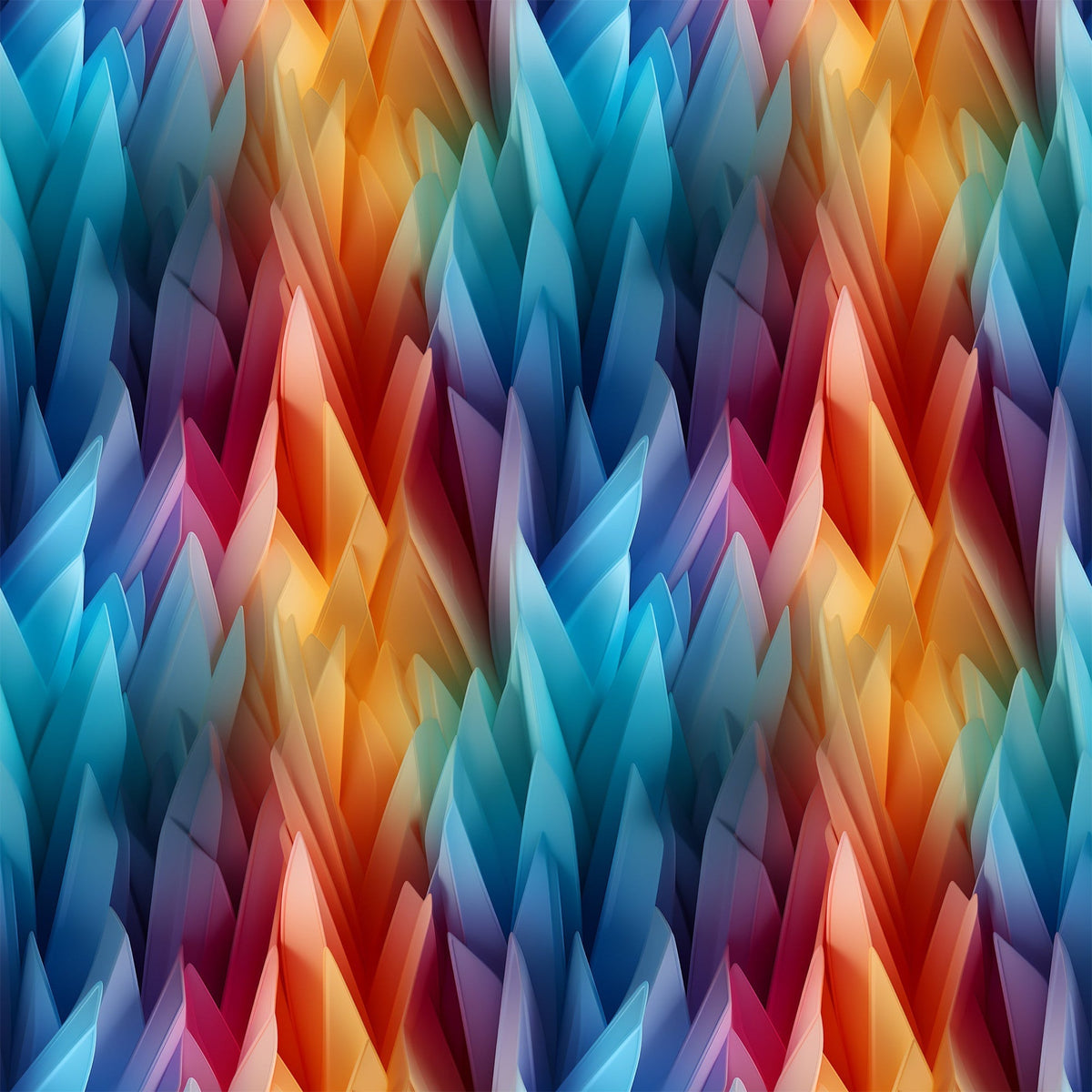 Liquid Prism Pattern 8 Fleece Fabric