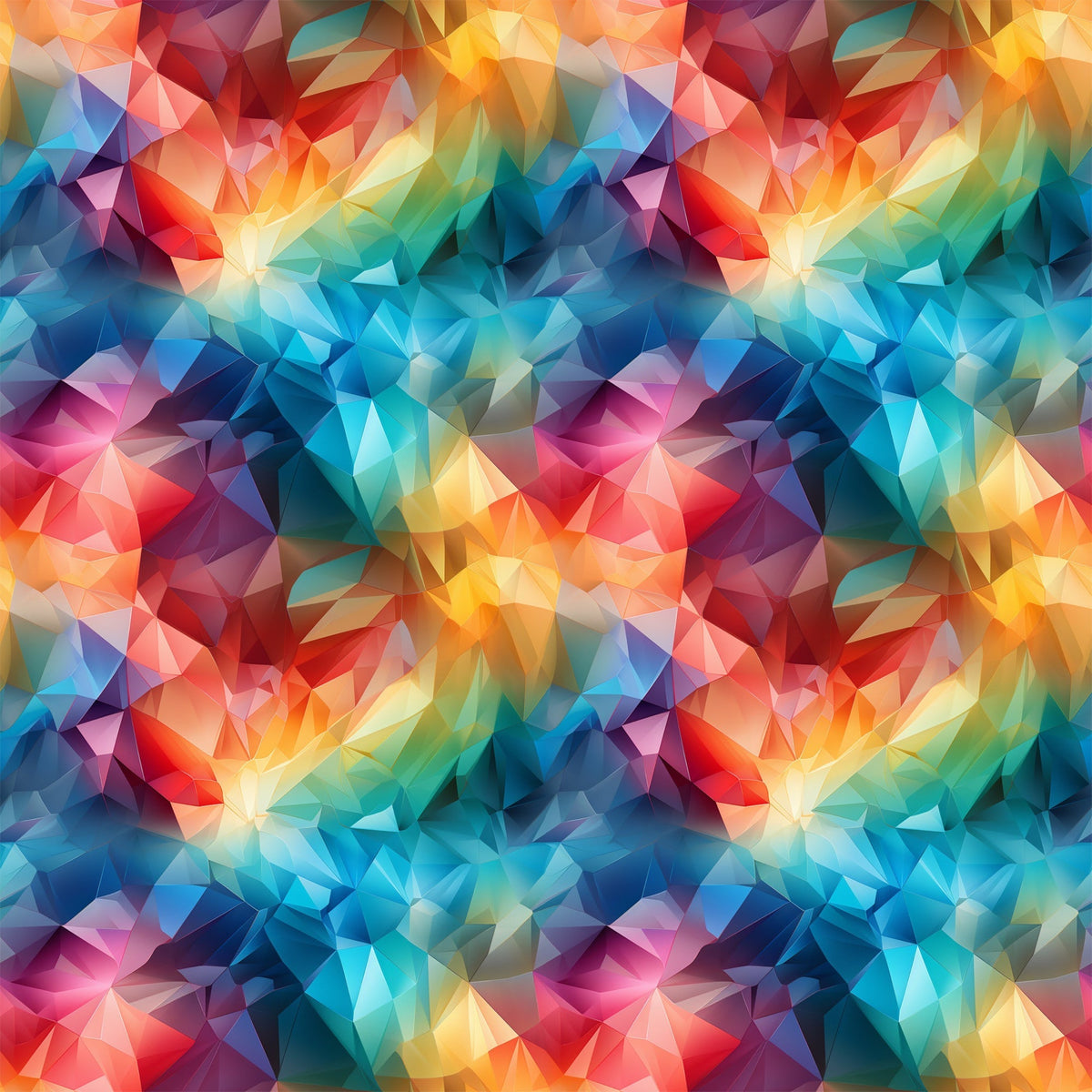 Liquid Prism Pattern 9 Fleece Fabric