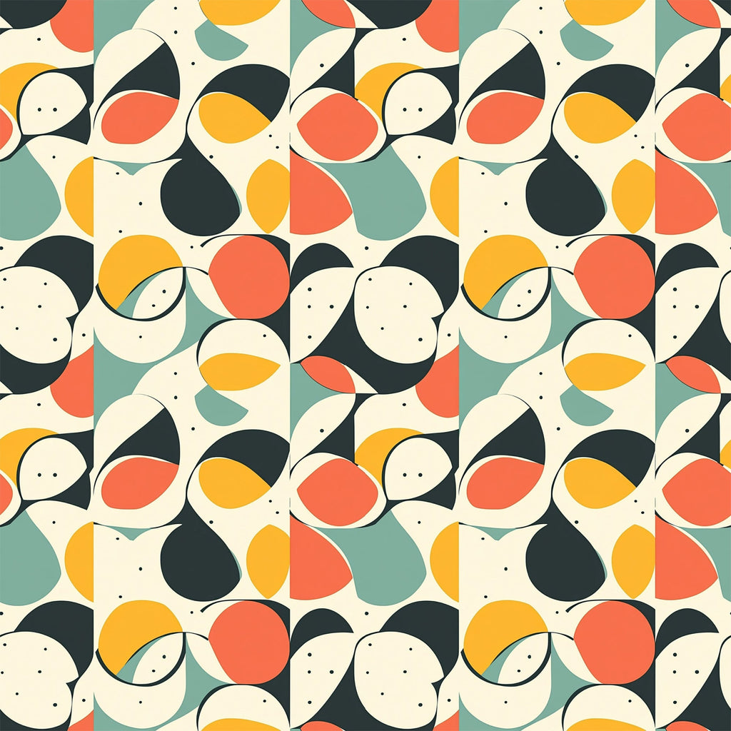 Atomic Diamonds Pattern 1 Fleece Fabric