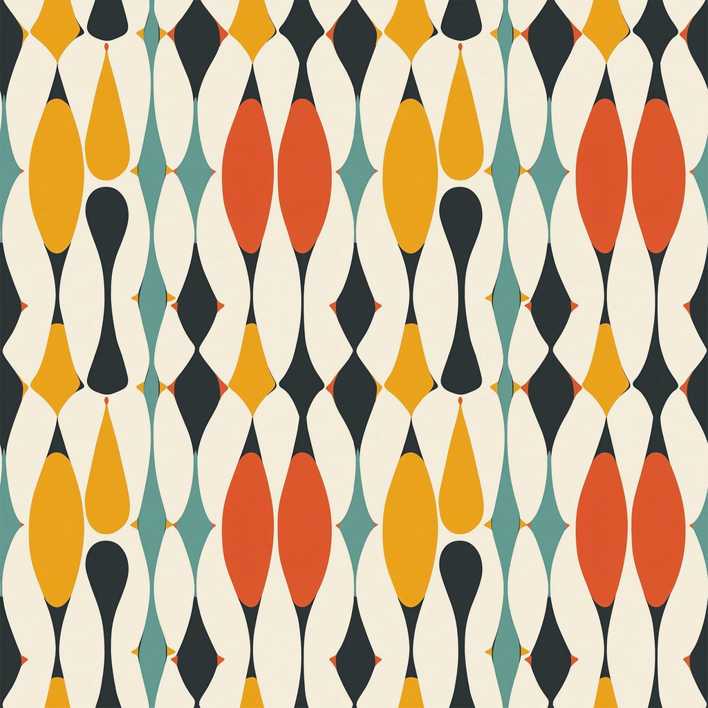 Atomic Diamonds Pattern 10 Fleece Fabric