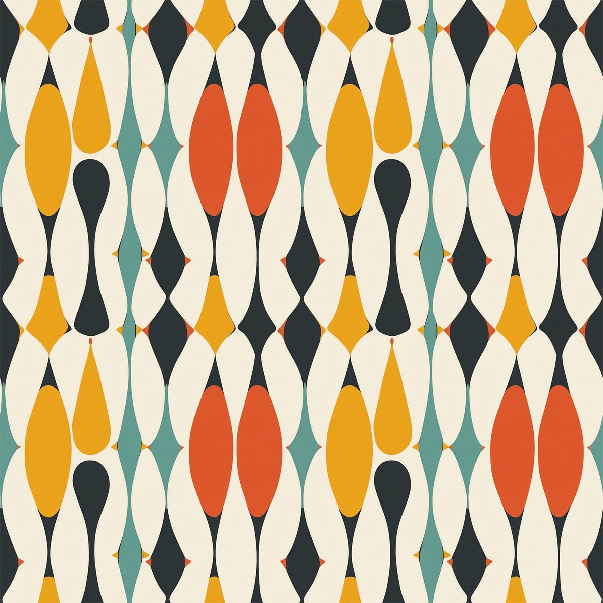 Atomic Diamonds Pattern 10 Fleece Fabric