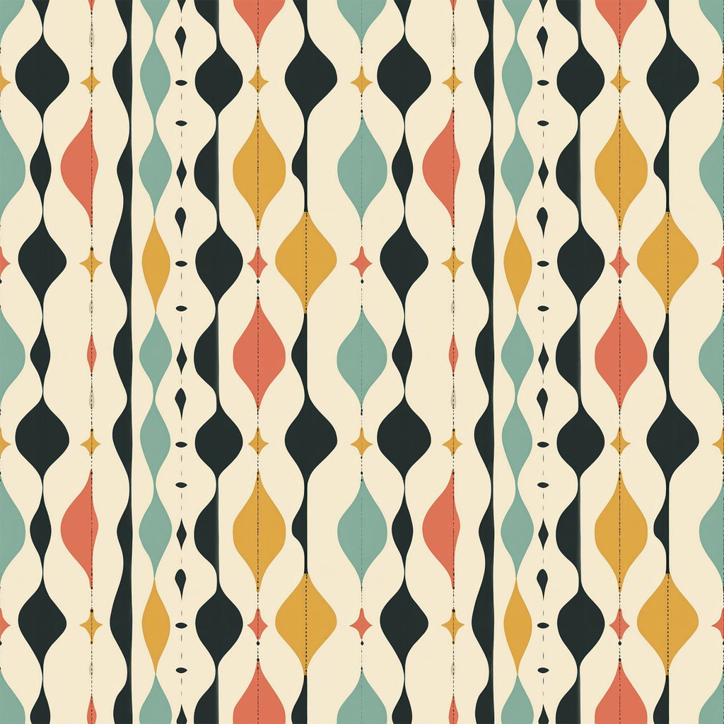 Atomic Diamonds Pattern 12 Fleece Fabric
