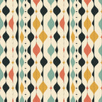 Atomic Diamonds Pattern 12 Fleece Fabric