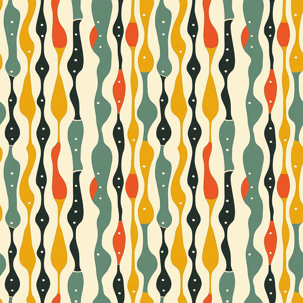 Atomic Diamonds Pattern 4 Fleece Fabric