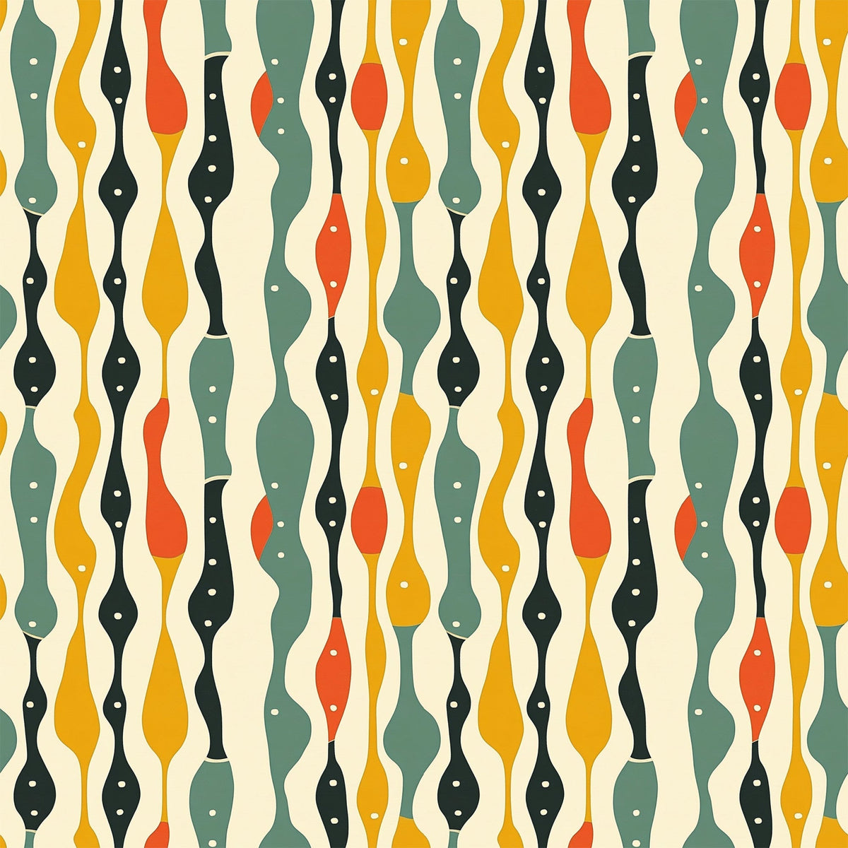 Atomic Diamonds Pattern 4 Fleece Fabric