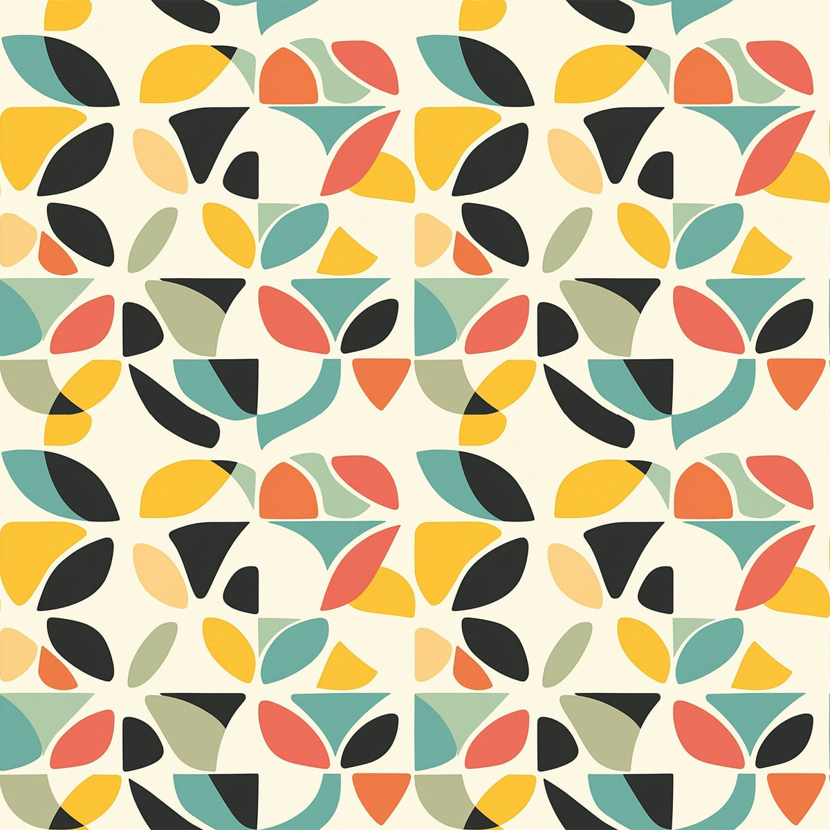 Atomic Diamonds Pattern 5 Fleece Fabric