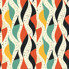 Atomic Diamonds Pattern 6 Fleece Fabric