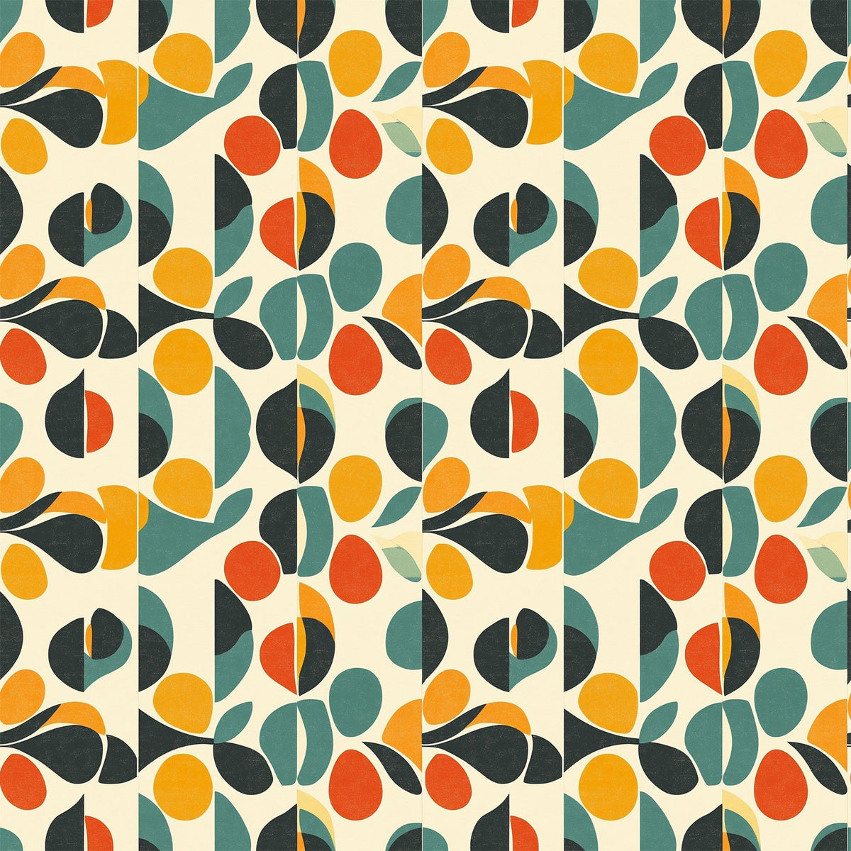 Atomic Diamonds Pattern 7 Fleece Fabric
