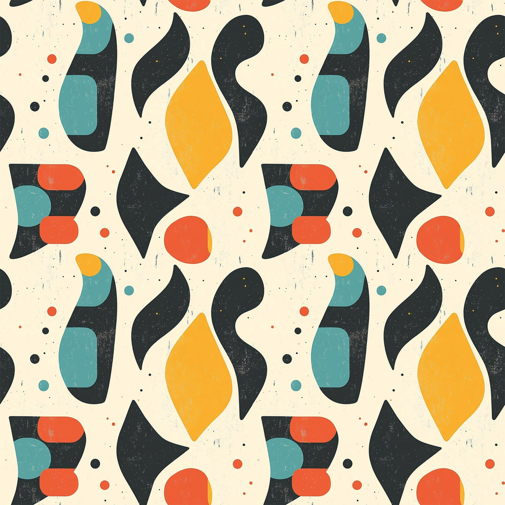Atomic Diamonds Pattern 9 Fleece Fabric