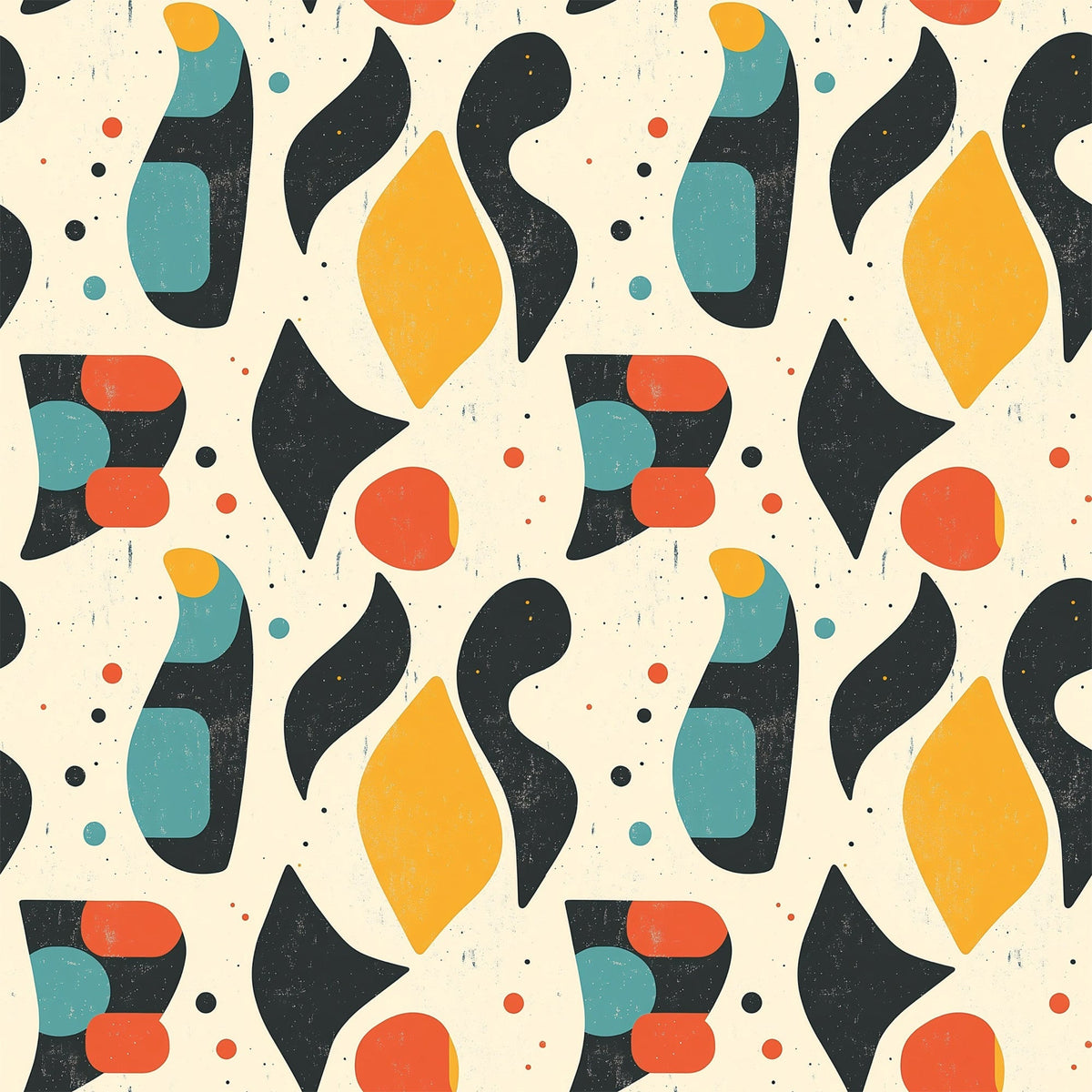 Atomic Diamonds Pattern 9 Fleece Fabric