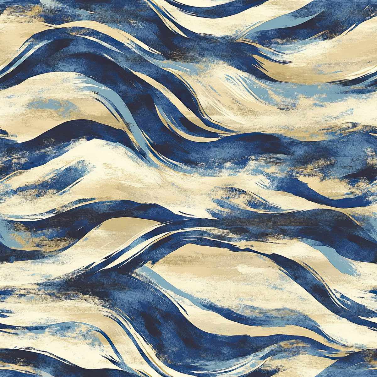 Gilded Depths Pattern 15 Fleece Fabric