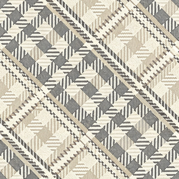 beige, cream, brown, gray, houndstooth, geometric pattern, chevron, zigzag, diagonal stripes, neutral tones,, fabric panel, woven texture, repeating motifs, earth tones, monochromatic, angular design, textile pattern, cotton fabric, geometric blocks