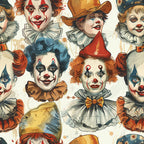 Big Top Jesters Pattern 2 Fleece Fabric