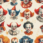 Big Top Jesters Pattern 4 Fleece Fabric