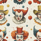 Big Top Jesters Pattern 6 Fleece Fabric