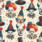 Big Top Jesters Pattern 7 Fleece Fabric