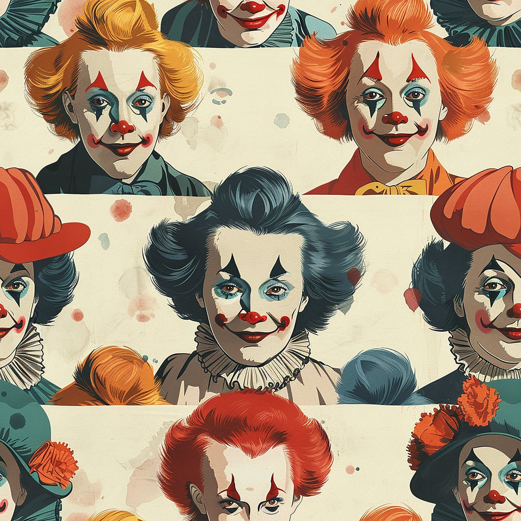 Big Top Jesters Pattern 9 Fleece Fabric