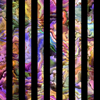 Marbled Opal Pattern 32 Fleece Fabric