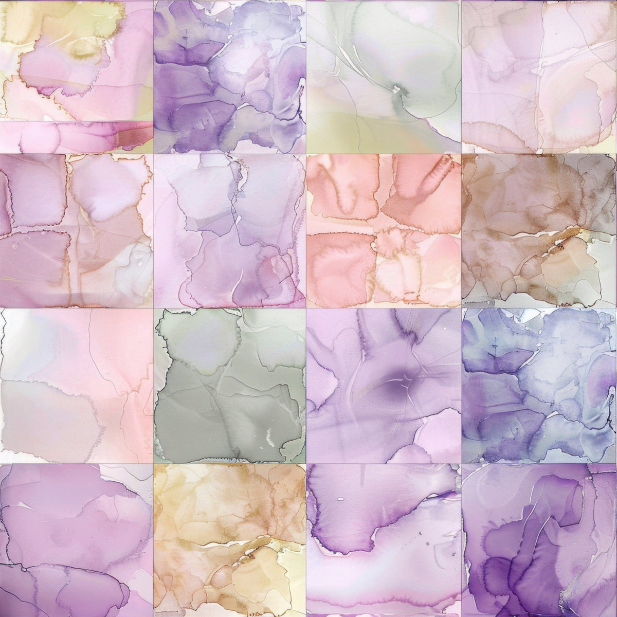 Watercolor Daydream Pattern 1 Fleece Fabric