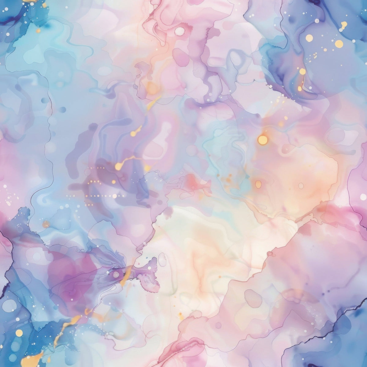 Watercolor Daydream Pattern 11 Fleece Fabric