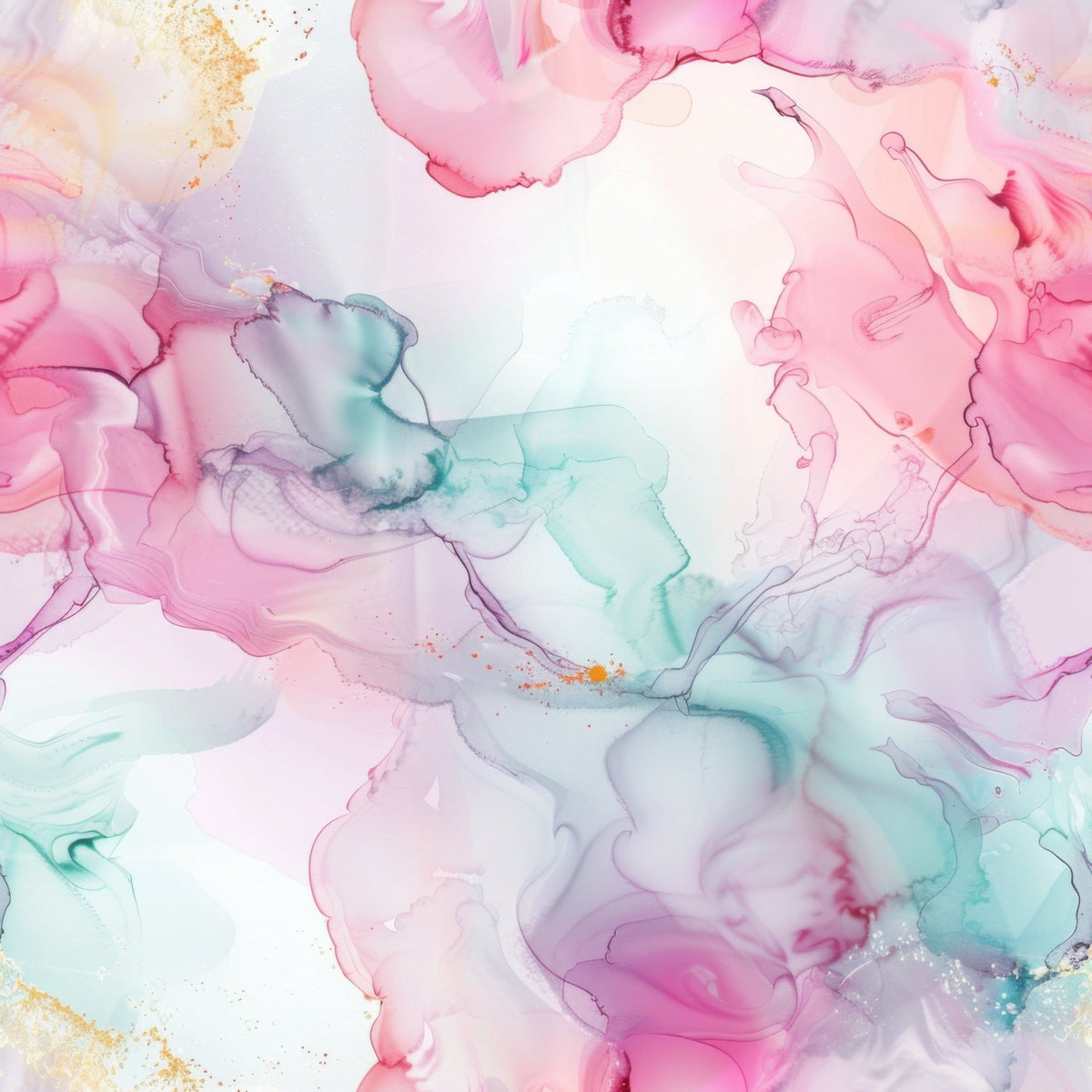 Watercolor Daydream Pattern 2 Fleece Fabric