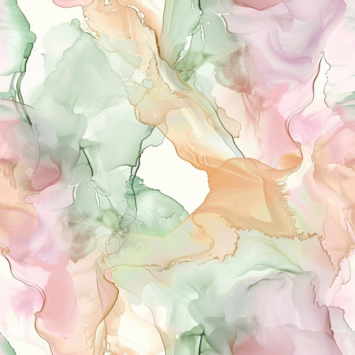 Watercolor Daydream Pattern 8 Fleece Fabric