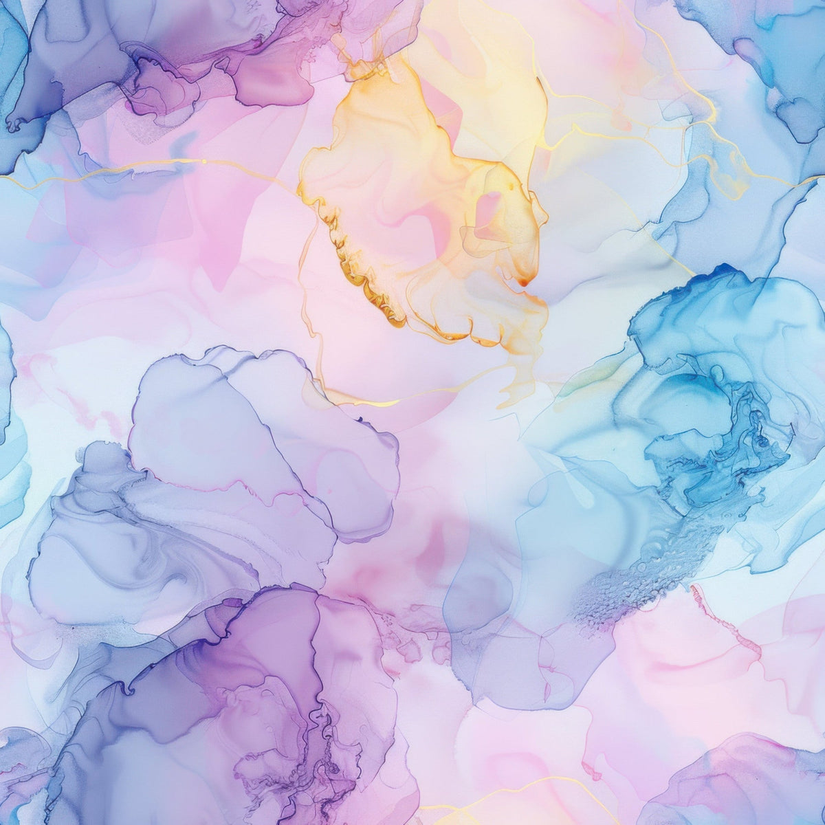 Watercolor Daydream Pattern 9 Fleece Fabric