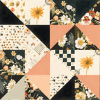 Prairie Blooms Pattern 12 Fleece Fabric