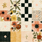Prairie Blooms Pattern 16 Fleece Fabric