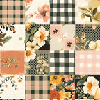 Prairie Blooms Pattern 17 Fleece Fabric